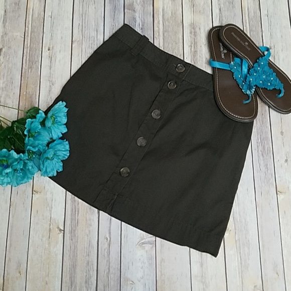 J. Crew Dresses & Skirts - *NWT J CREW Brown button down mini skirt